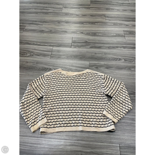 Sweater By Liz Claiborne In Tan, Size: M