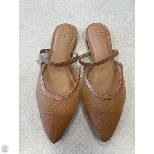 Shoes Flats By A New Day In Brown, Size: 8.5