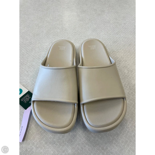 Shoes Heels Platform By Wild Fable In White, Size: 8