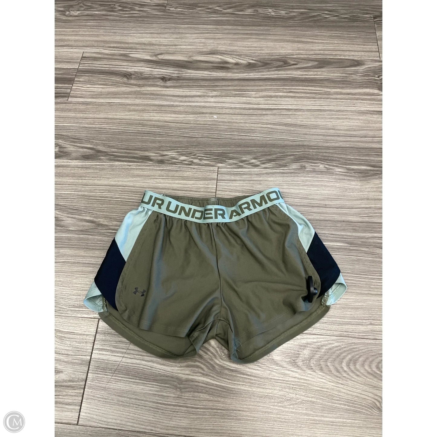 Athletic Shorts By Under Armour In Green, Size: S