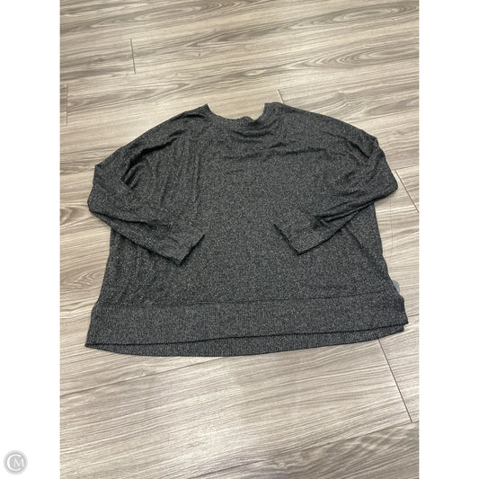 Top Long Sleeve By Time And Tru In Black, Size: Xl