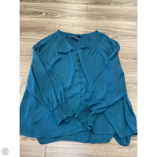 Top Long Sleeve By Torrid In Blue, Size: 3x