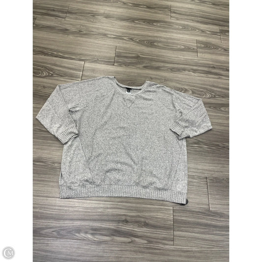 Top Long Sleeve By Torrid In Grey, Size: 3x