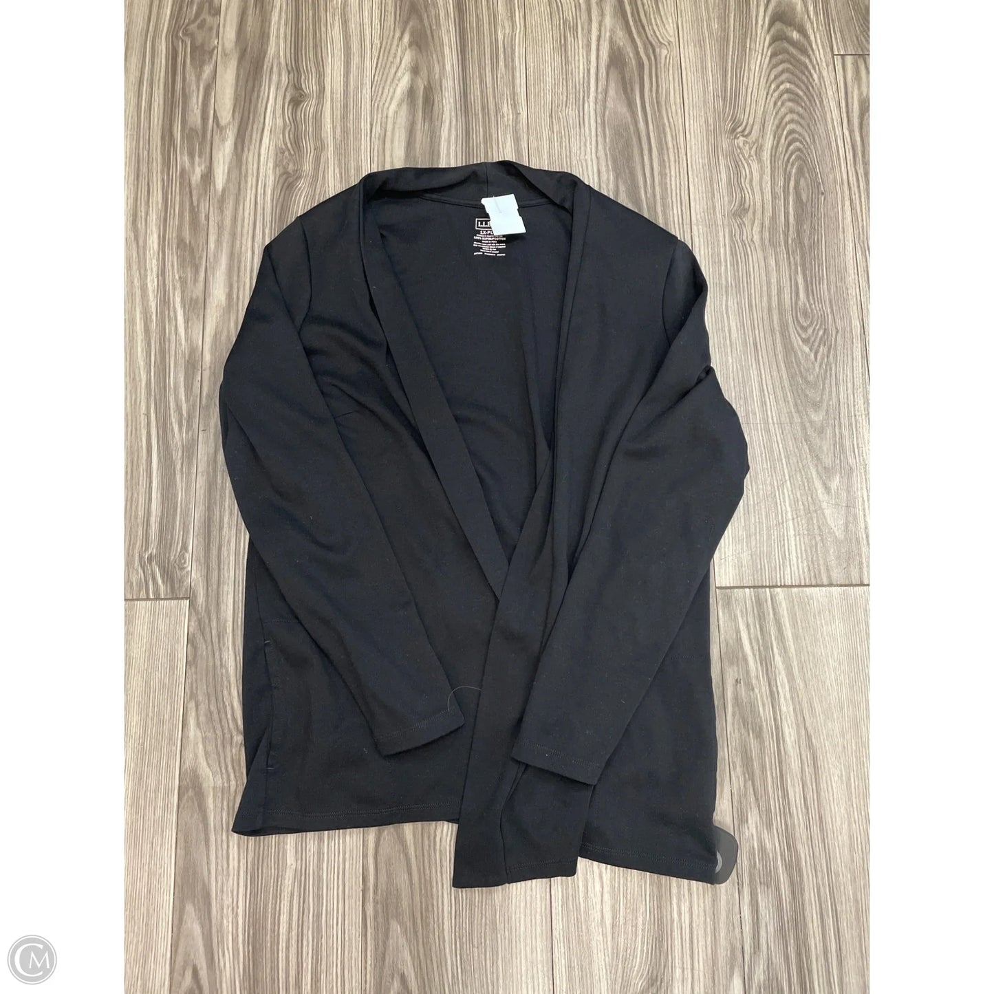 Cardigan By L.l. Bean In Black, Size: 1x