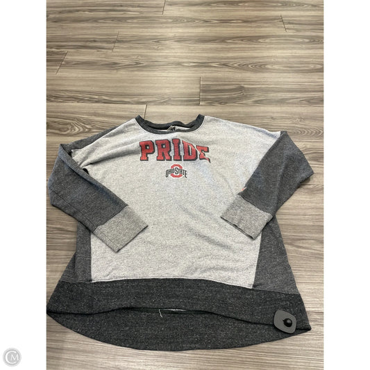 Sweatshirt Crewneck By Homage In Grey, Size: Xl