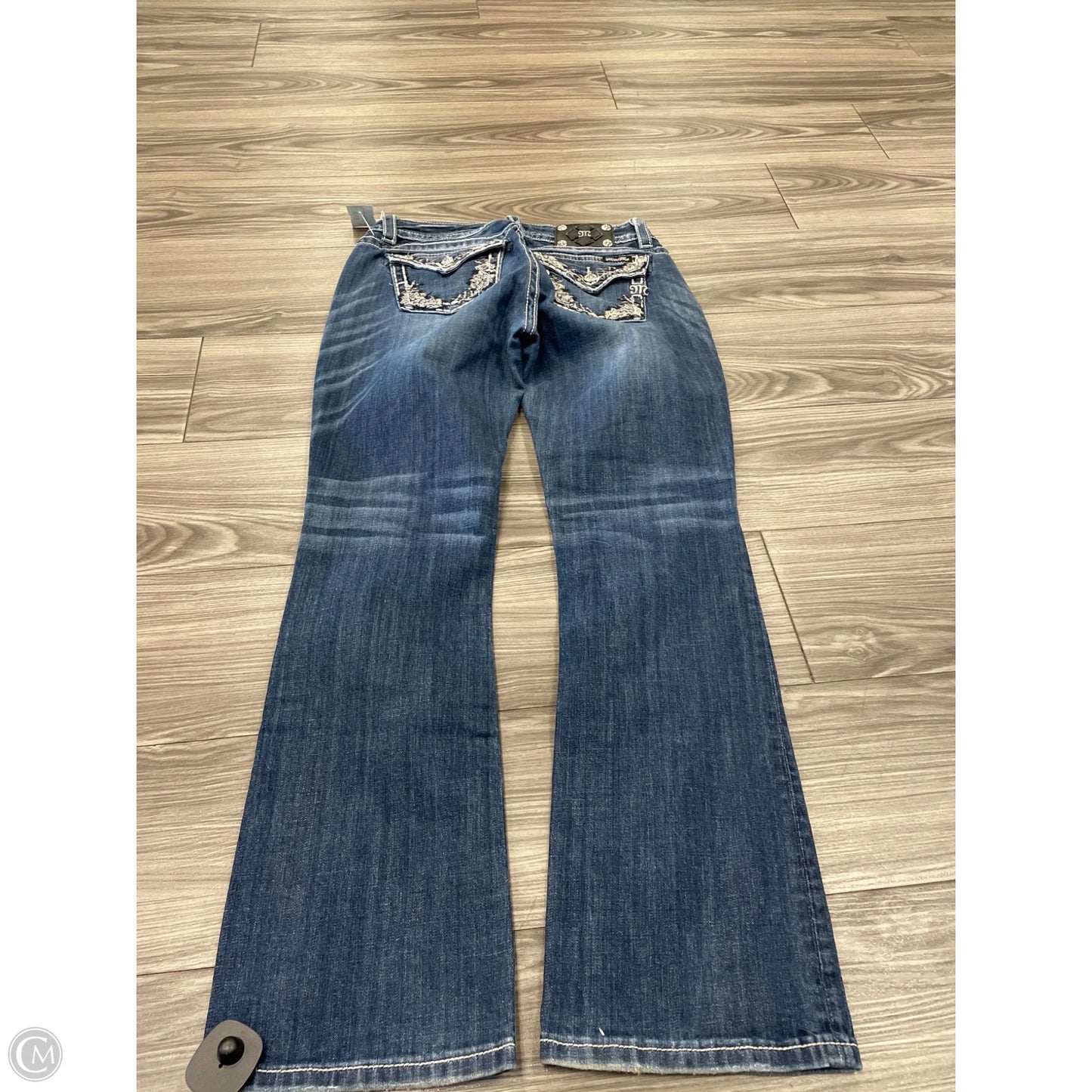 Jeans Boot Cut By Miss Me In Blue, Size: 12