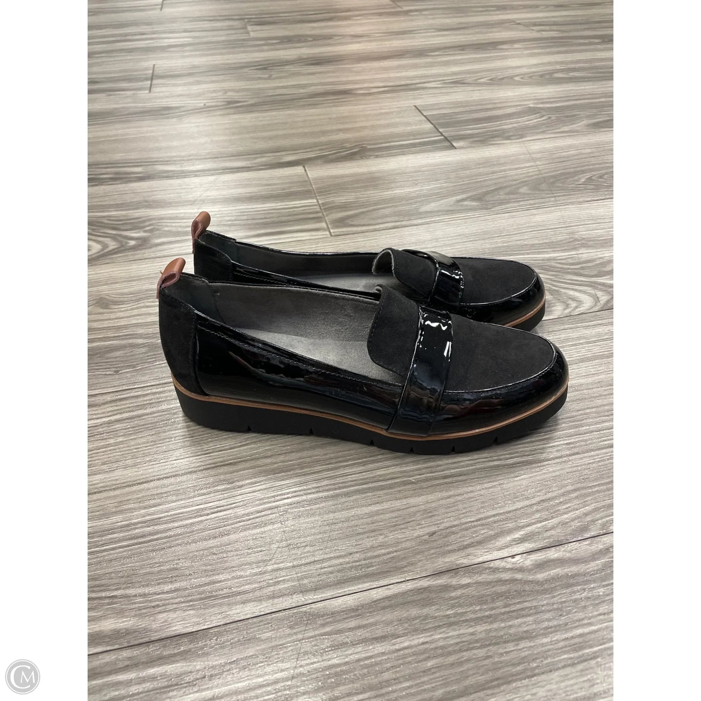 Shoes Heels Wedge By Dr Scholls In Black, Size: 7.5