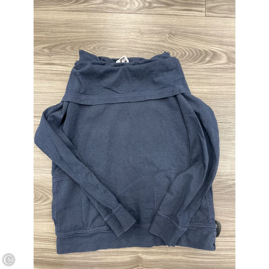 Sweatshirt Collar By Patagonia In Blue, Size: M