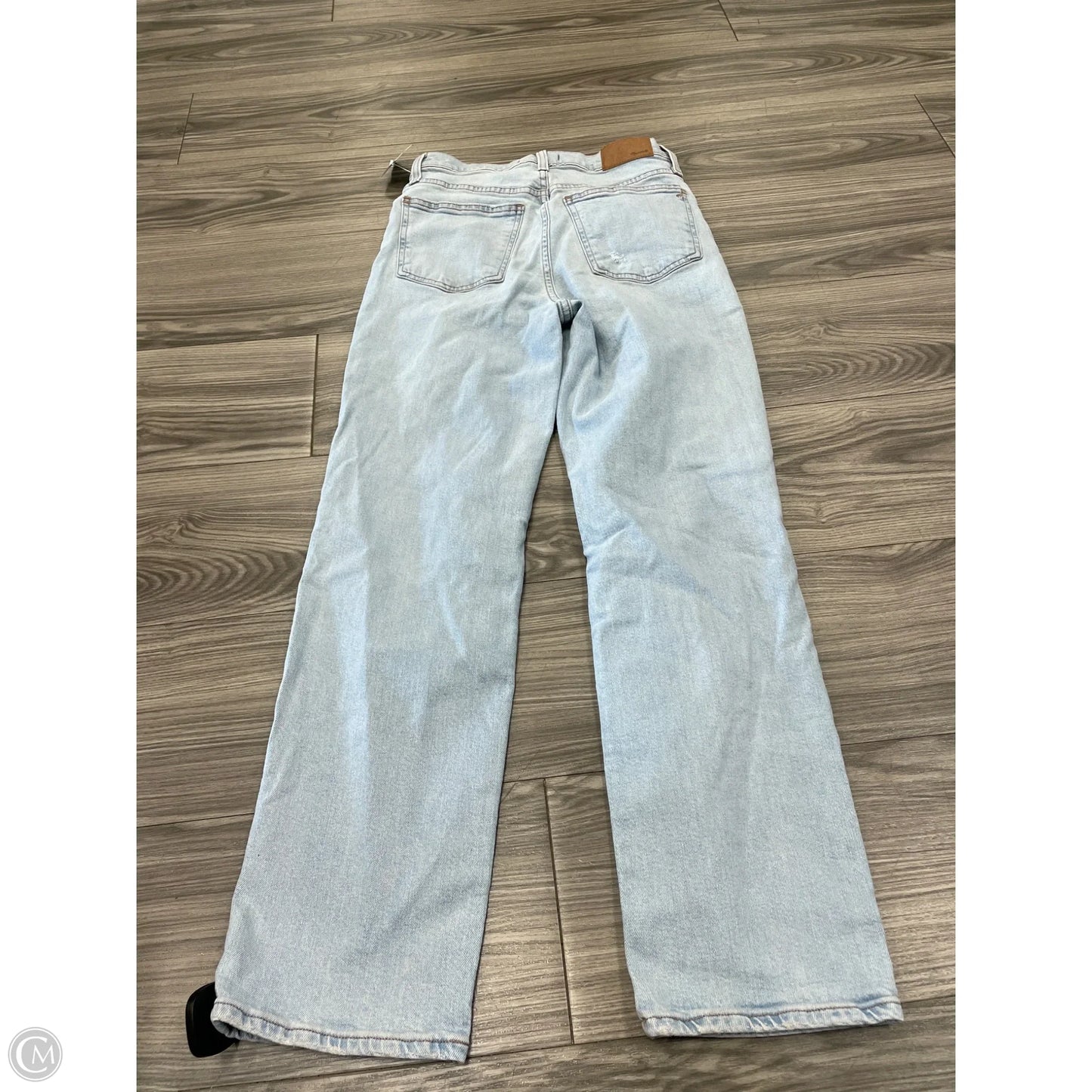 Jeans Wide Leg By Madewell In Blue, Size: 4