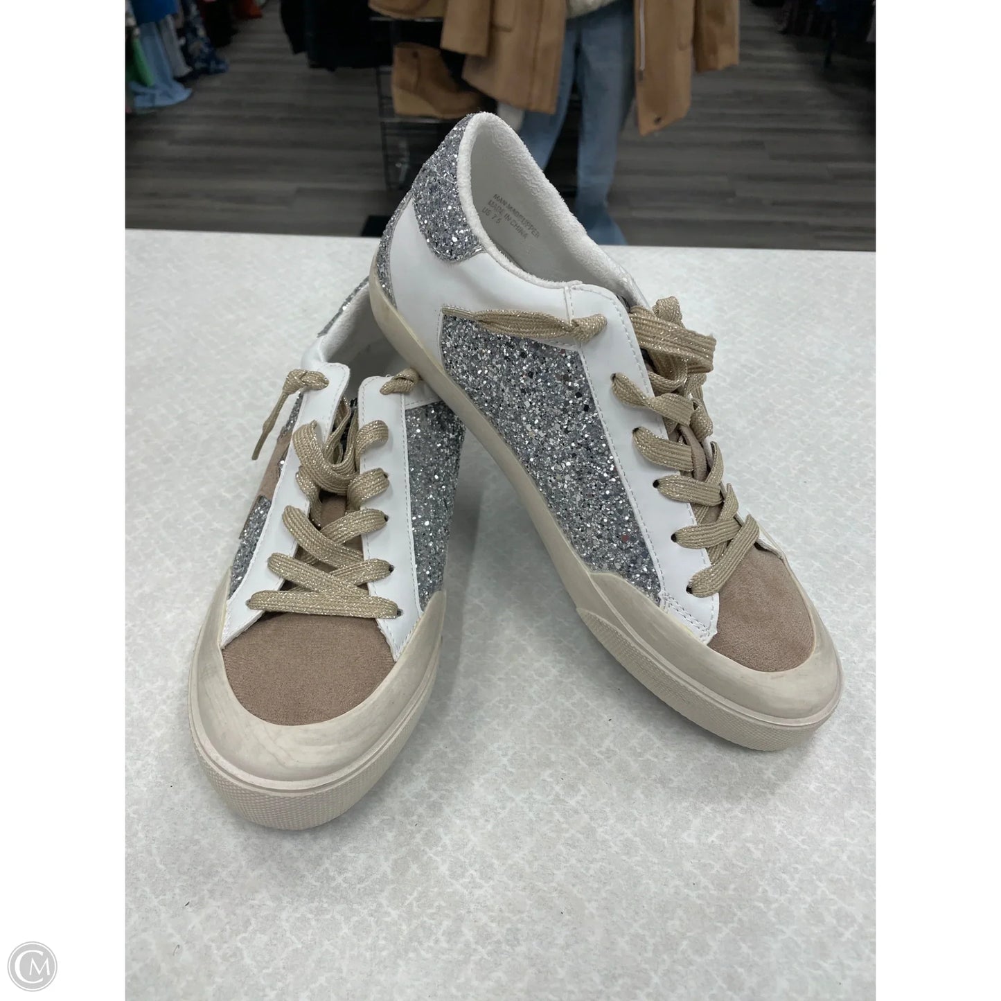 Shoes Sneakers By Mimi Chica In Brown, Size: 7.5