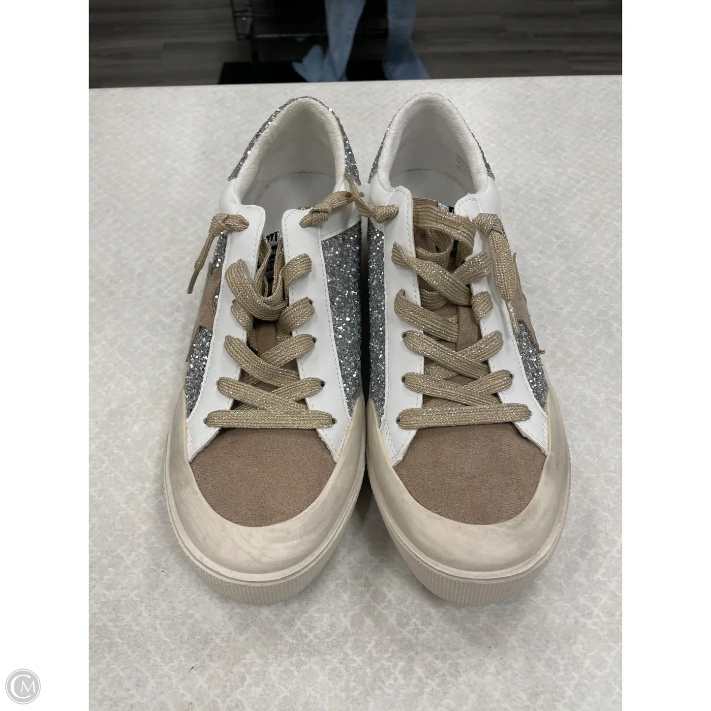 Shoes Sneakers By Mimi Chica In Brown, Size: 7.5