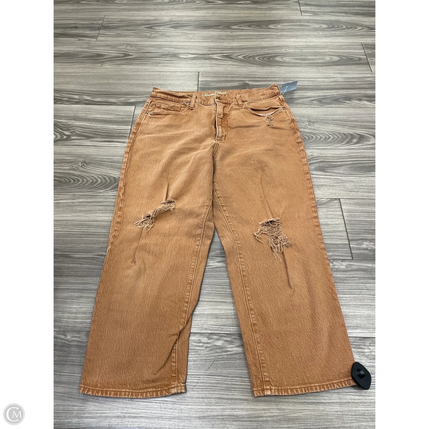 Jeans Wide Leg By Universal Thread In Brown, Size: 14
