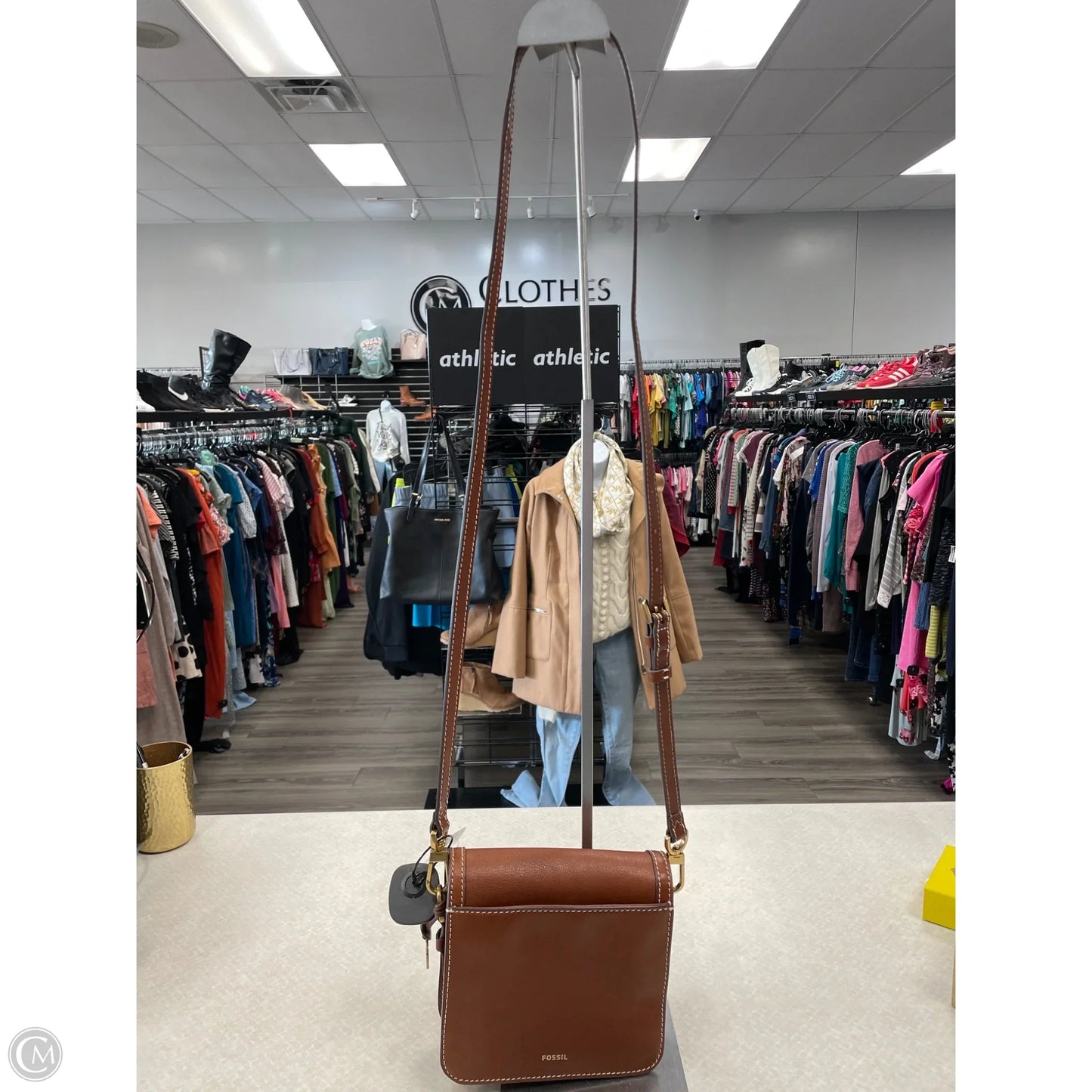 Handbag By Fossil, Size: Medium