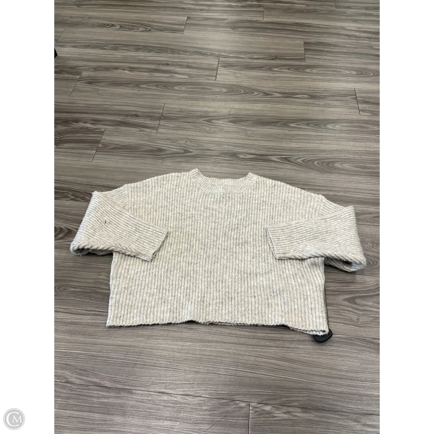 Sweater By Topshop In Cream, Size: M