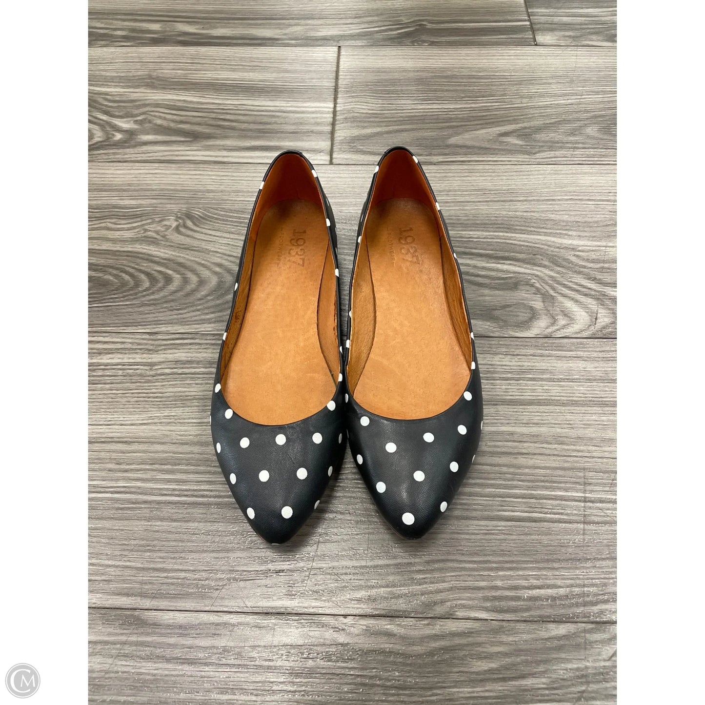 Shoes Flats By Clothes Mentor In Polkadot Pattern, Size: 8