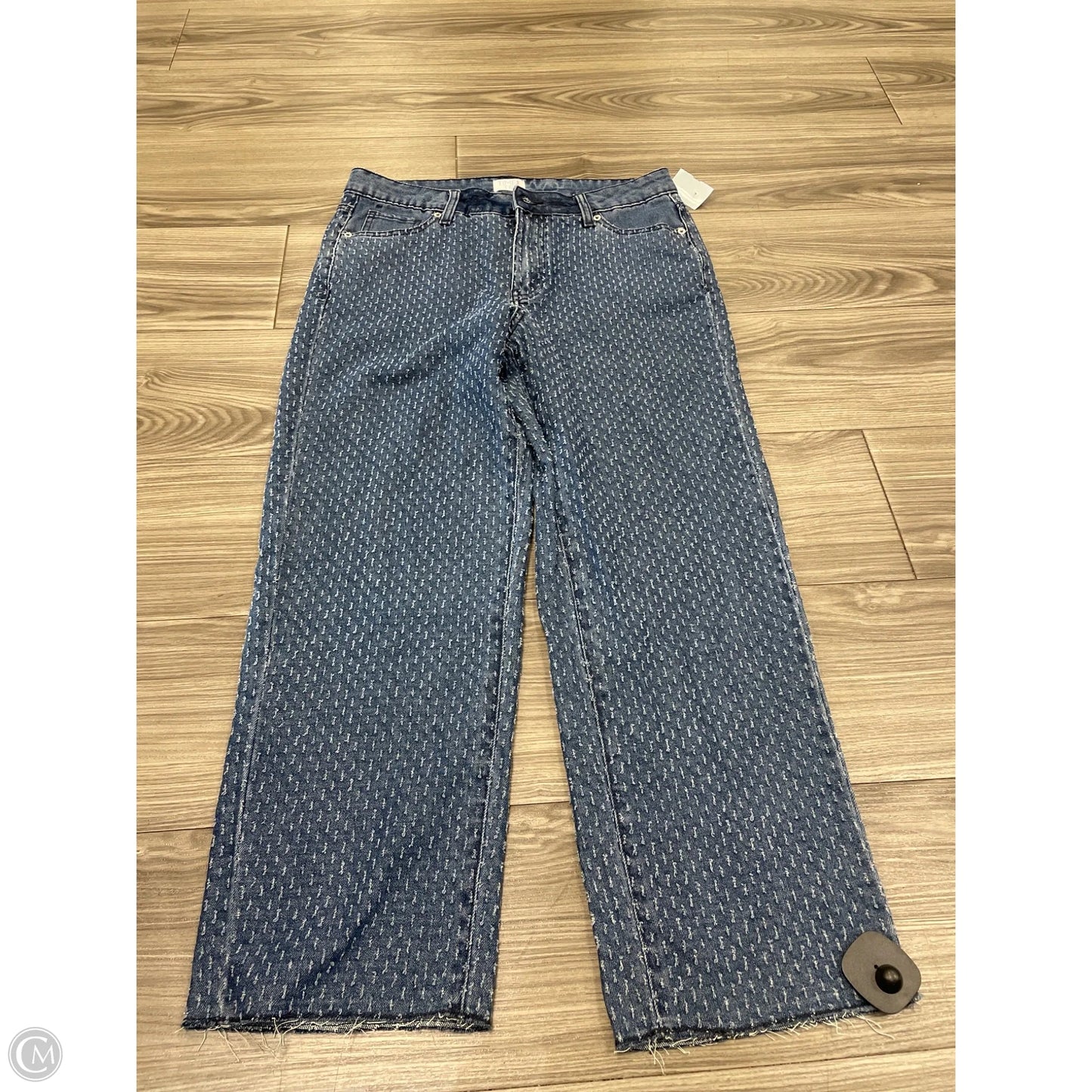 Jeans Wide Leg By Time And Tru In Blue, Size: 10