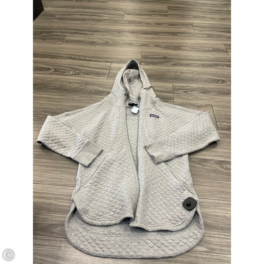 Athletic Jacket By Patagonia In Grey, Size: M