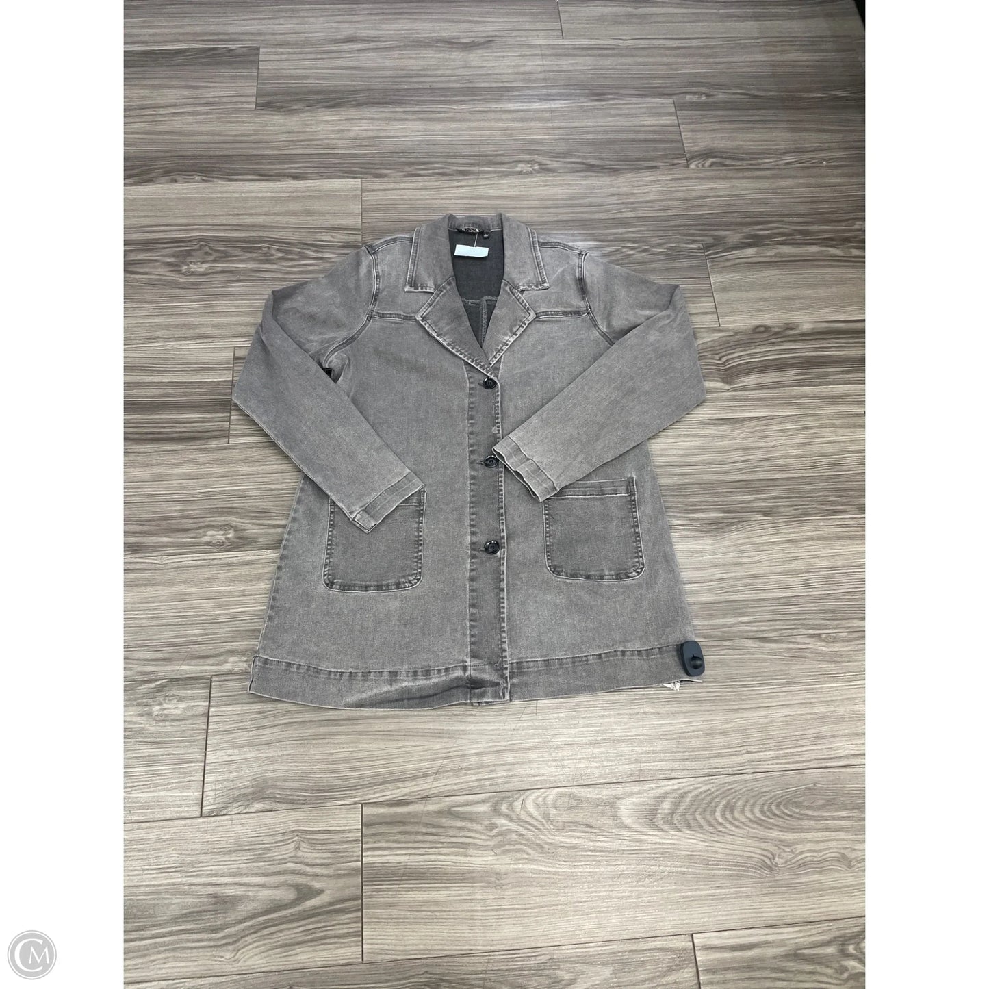 Jacket Denim By Dg2 In Black, Size: L