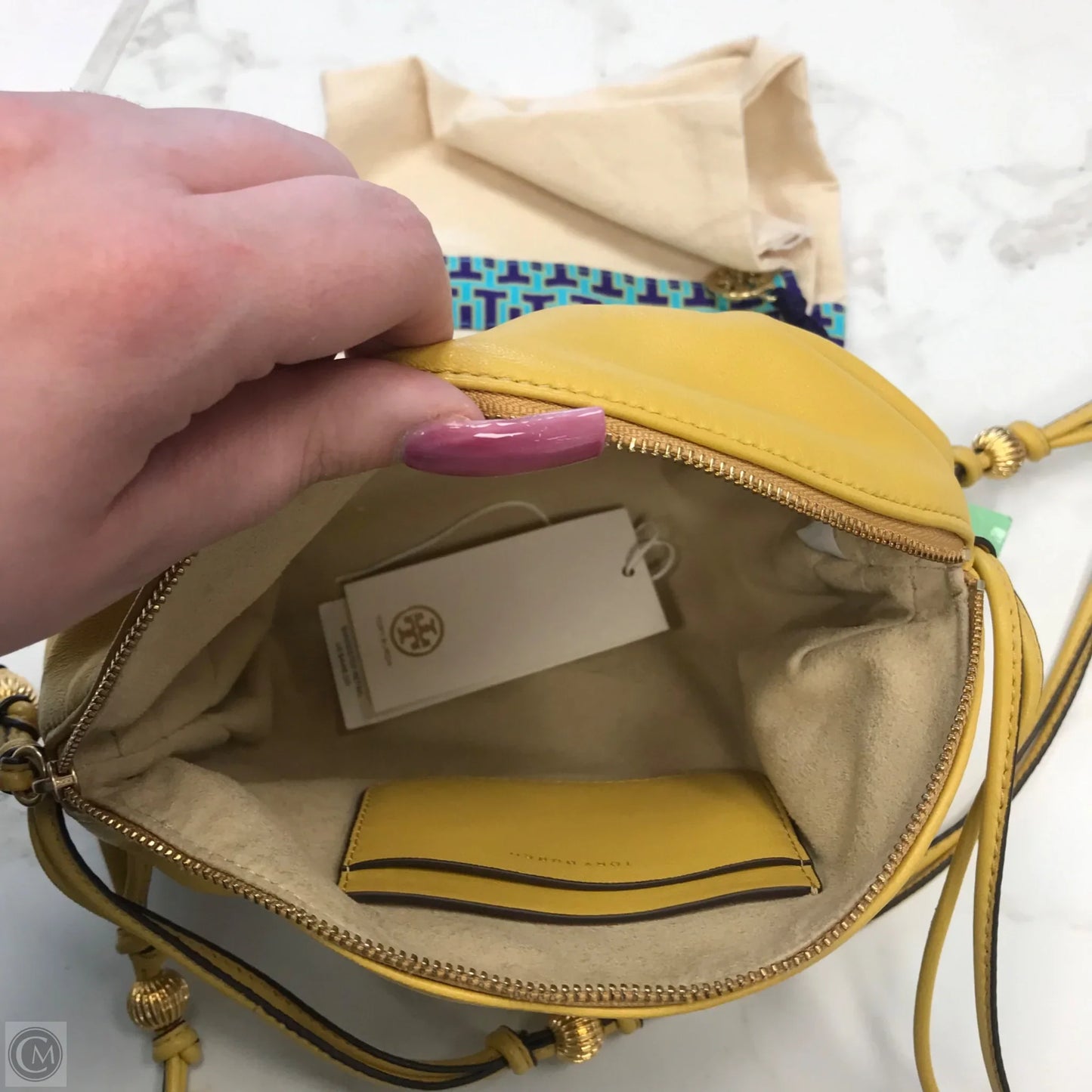 Handbag Designer By Tory Burch, Size: Medium