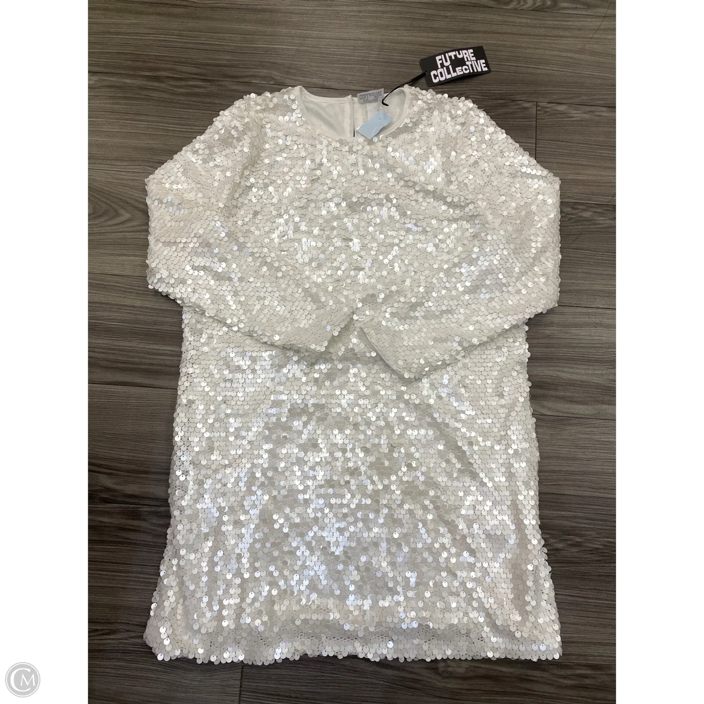 Dress Casual Midi By Future Collective In White, Size: Xl