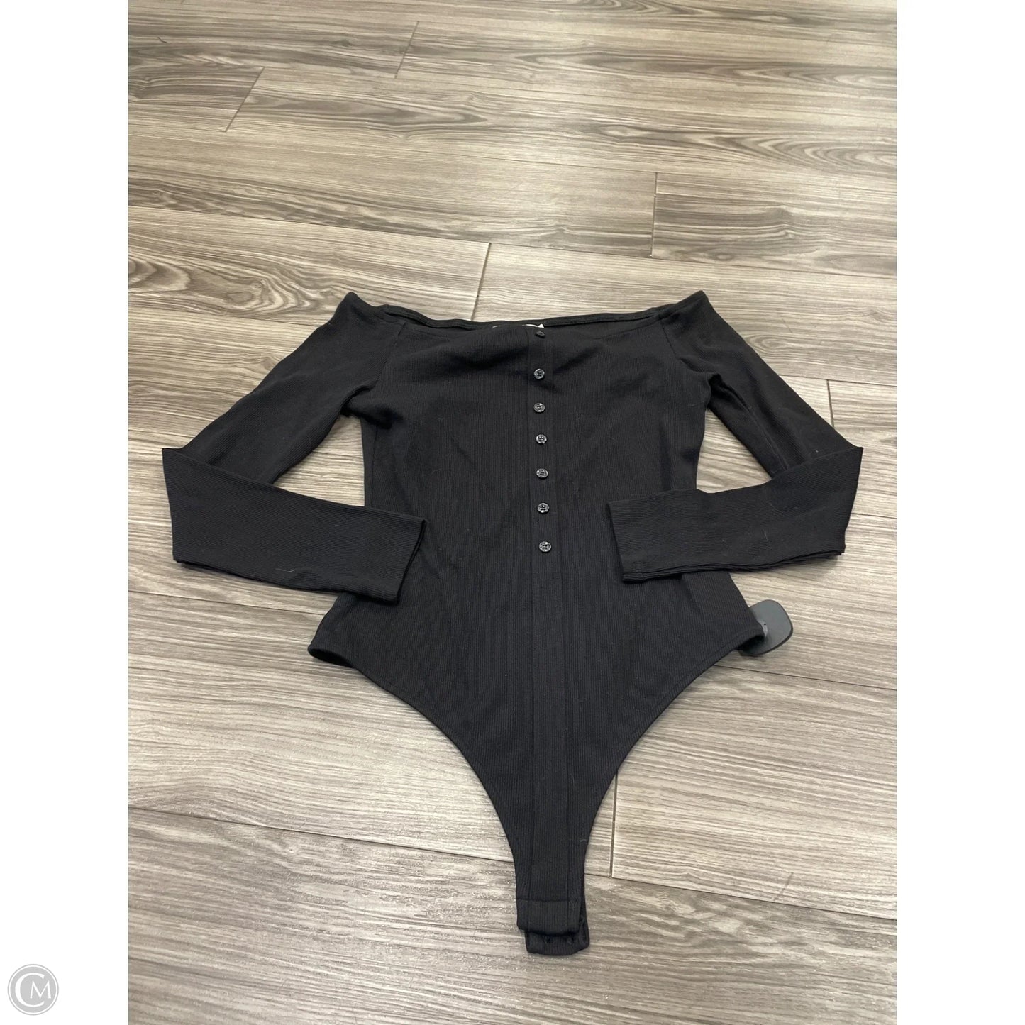 Bodysuit By Clothes Mentor In Black, Size: L