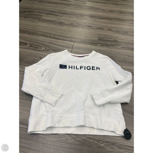 Sweatshirt Crewneck By Tommy Hilfiger In White, Size: Xl