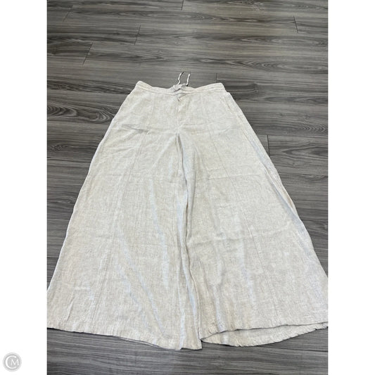 Pants Wide Leg By Simply Vera In Tan, Size: M