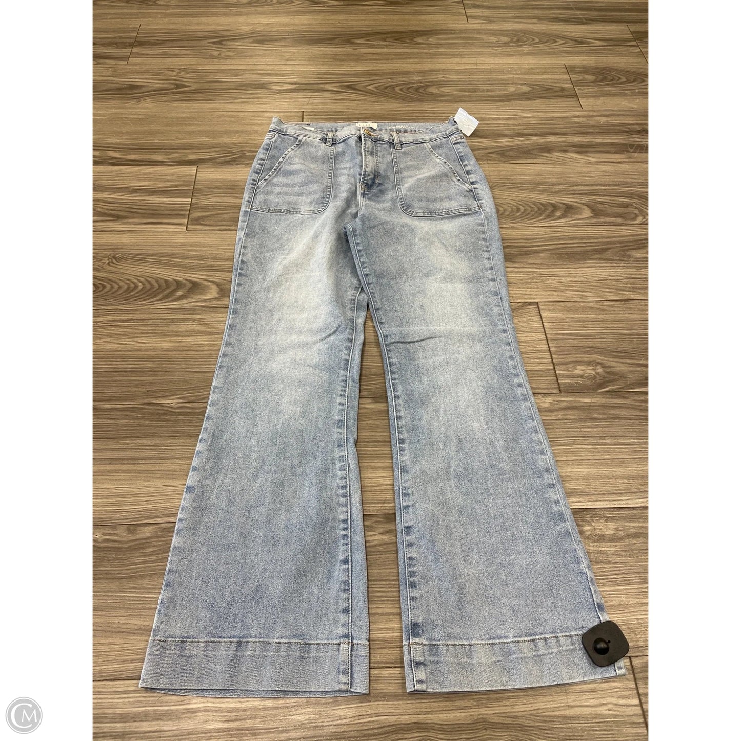 Jeans Flared By Nicole Miller In Blue, Size: 10