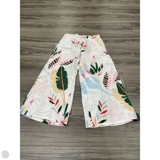 Pants Wide Leg By Cynthia Rowley In Floral Print, Size: S
