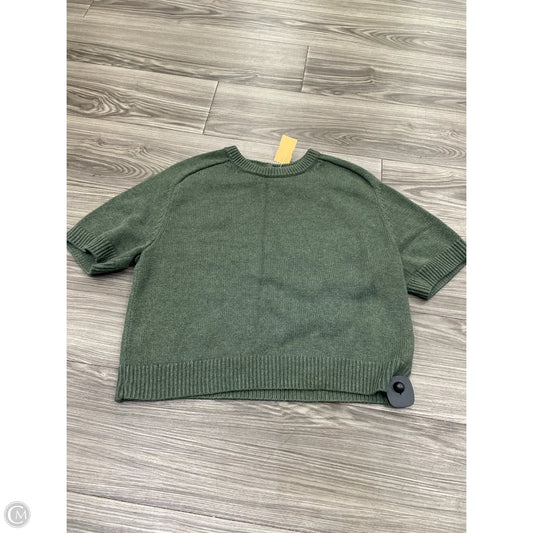 Sweater Short Sleeve By Abercrombie And Fitch In Green, Size: S
