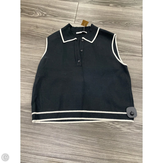 Vest Sweater By Abercrombie And Fitch In Black, Size: M