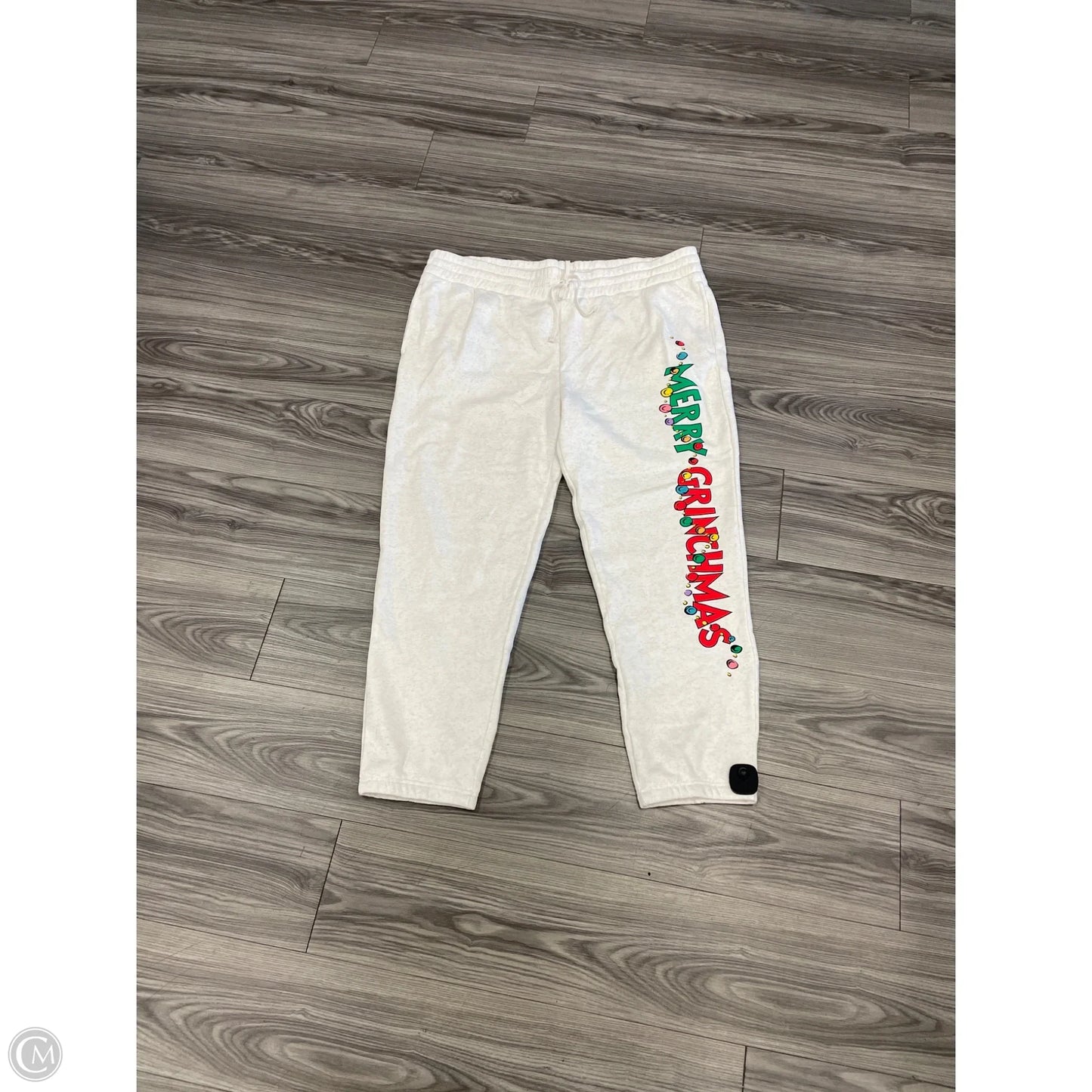 Pants Lounge By Clothes Mentor In White, Size: 2x