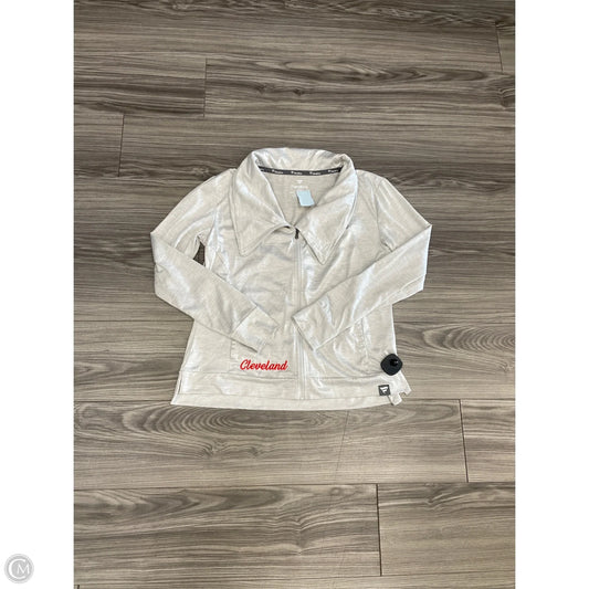 Athletic Jacket By Fanatics In Grey, Size: M
