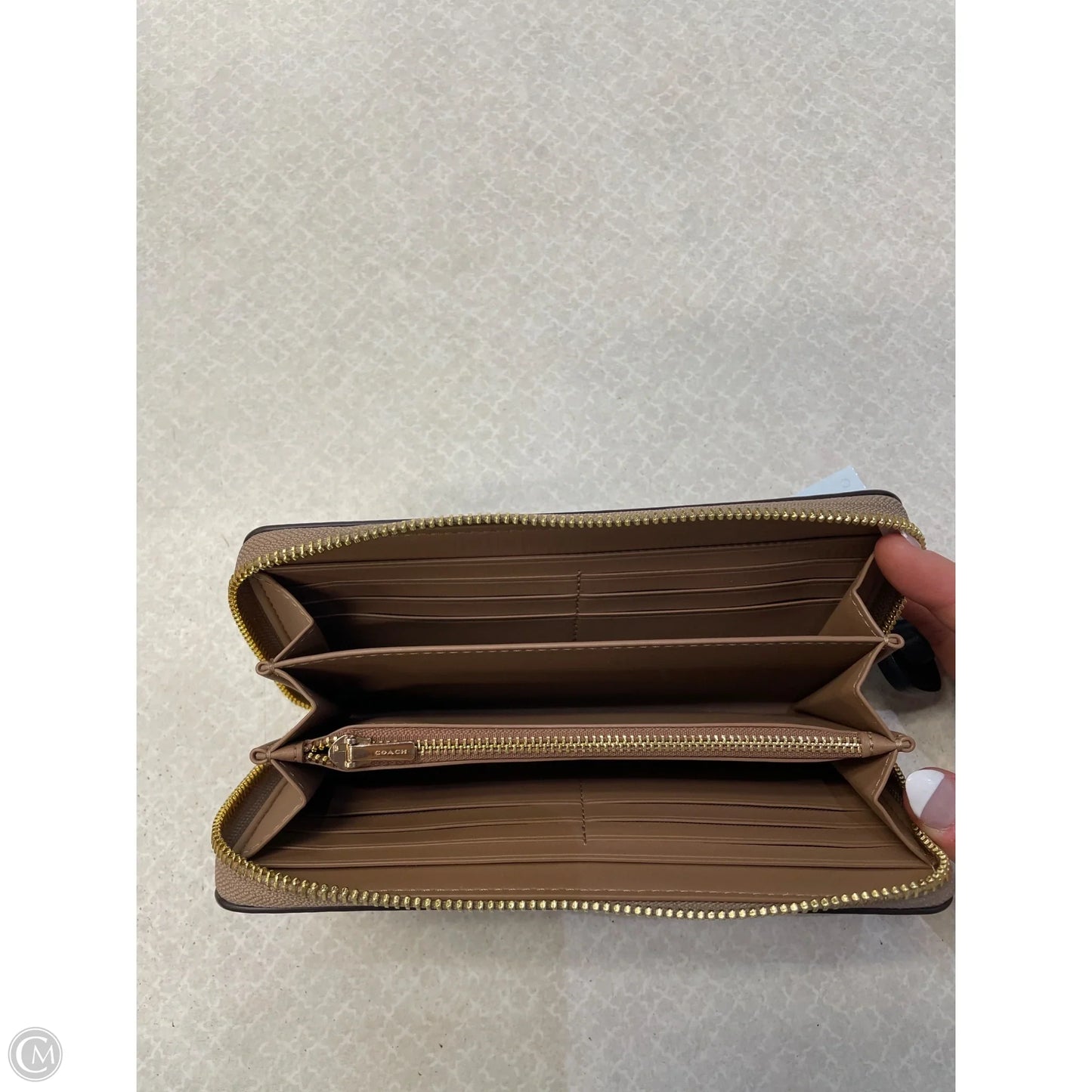 Wallet Designer By Coach, Size: Large