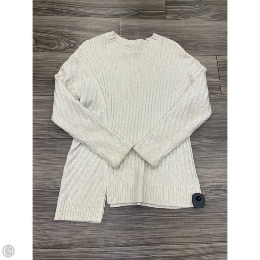 Sweater By Simply Vera In White, Size: M