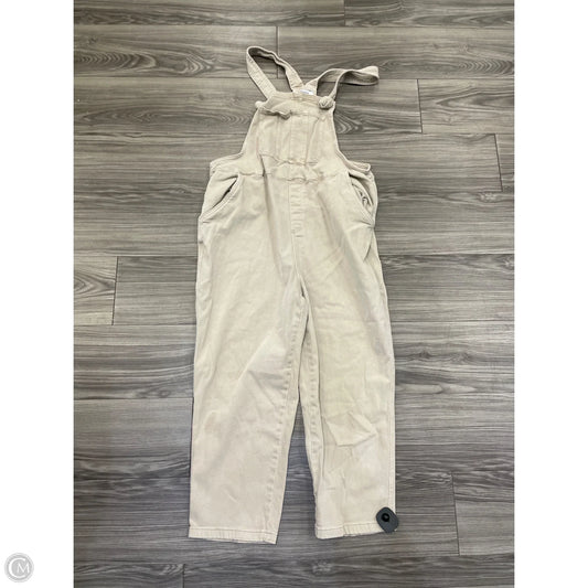 Overalls By Zenana In Tan, Size: L