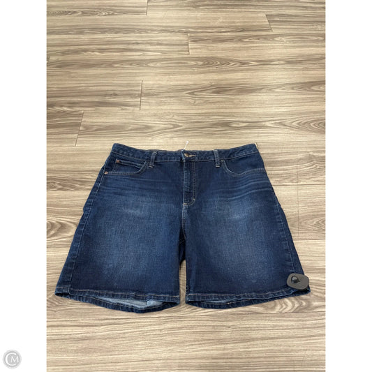 Shorts By Lee In Blue Denim, Size: 18