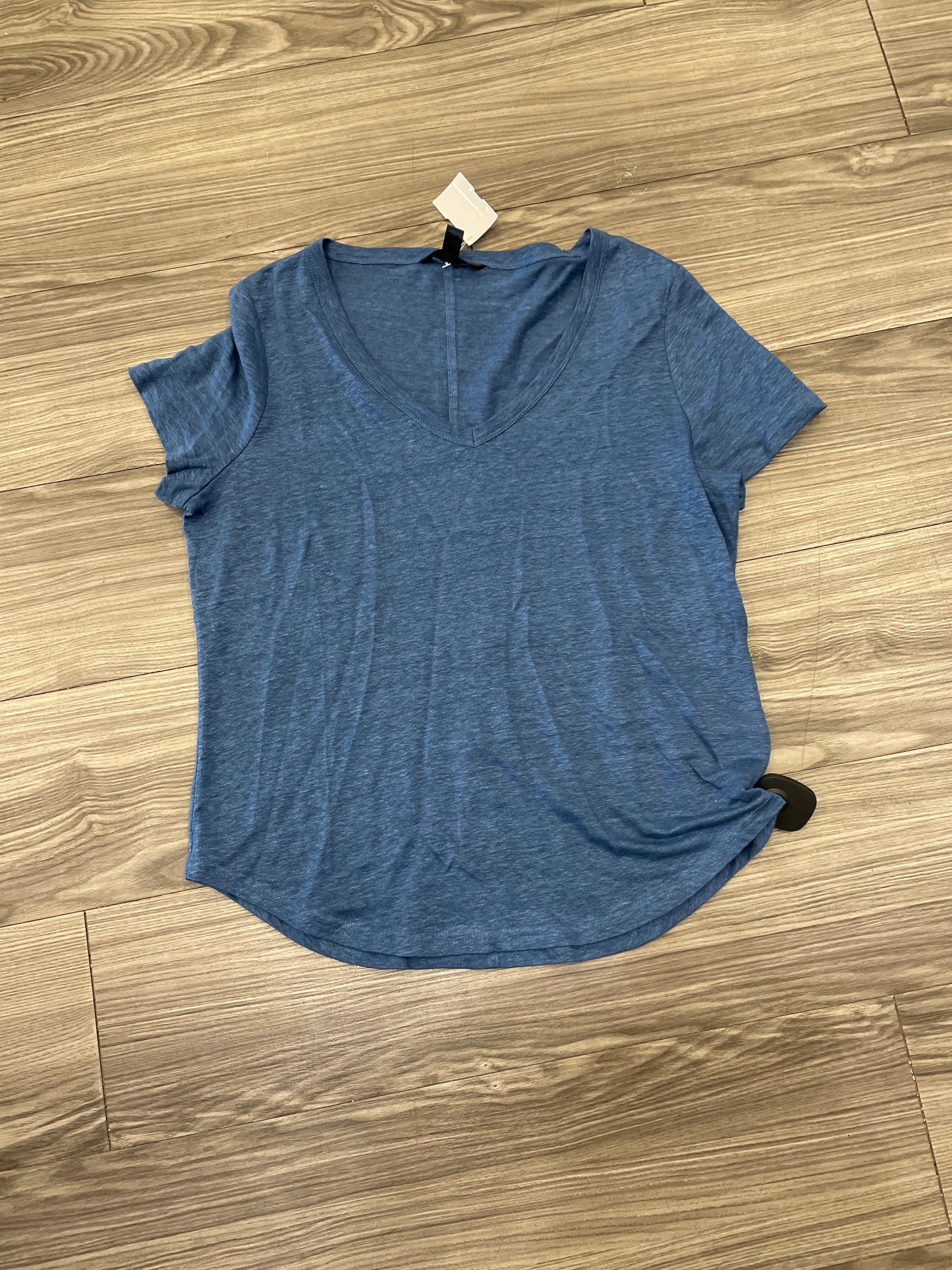 Top Short Sleeve By Banana Republic In Blue, Size: S