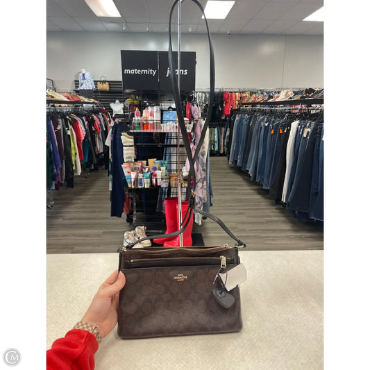 Crossbody Leather By Coach, Size: Medium