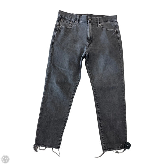 Jeans Boyfriend By Gap In Black, Size: 12