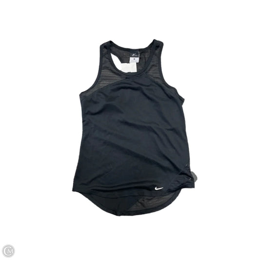 Athletic Tank Top By Nike In Black, Size: M