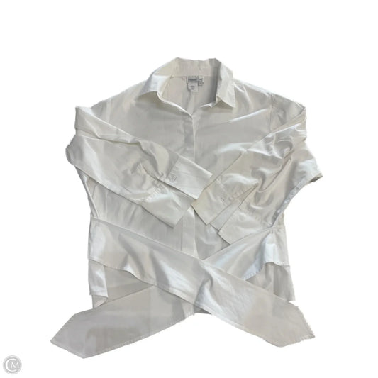 Top Long Sleeve By Coldwater Creek In White, Size: Xl