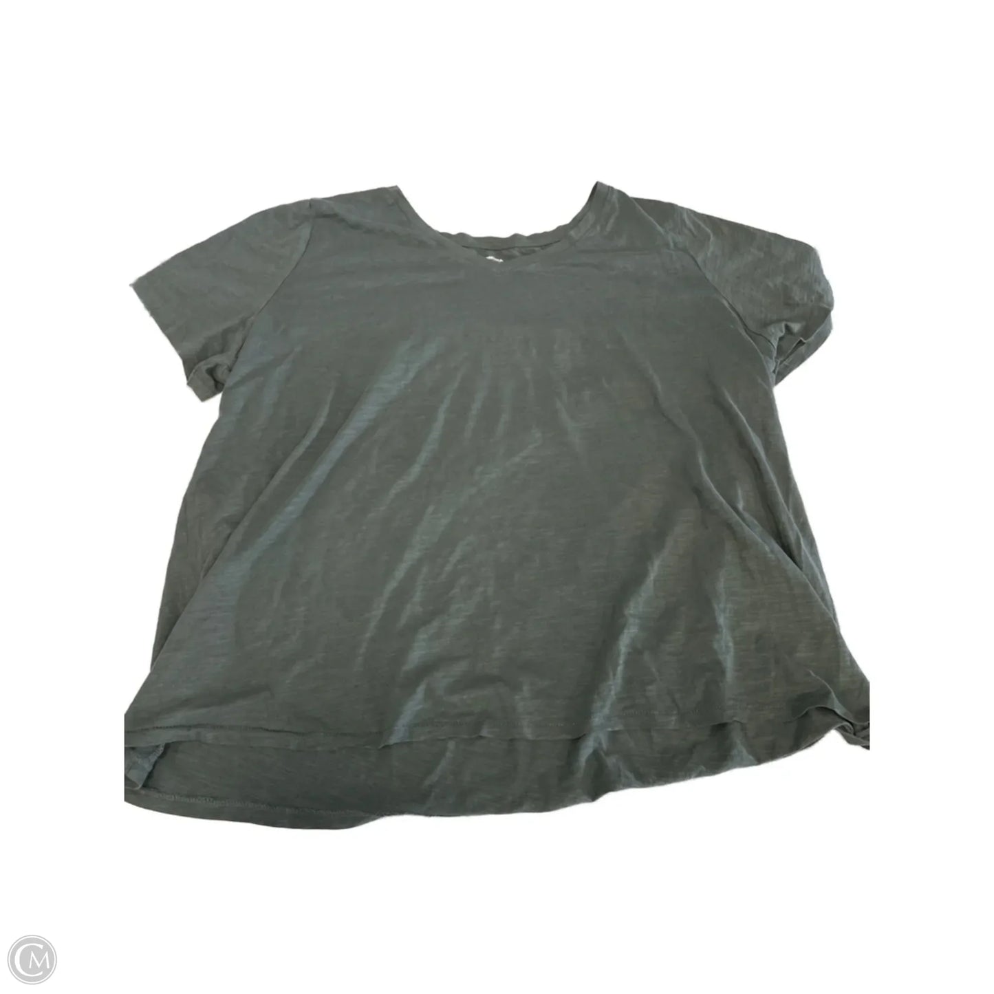 Top Short Sleeve By Sonoma In Green, Size: 2x