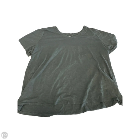 Top Short Sleeve By Sonoma In Green, Size: 2x
