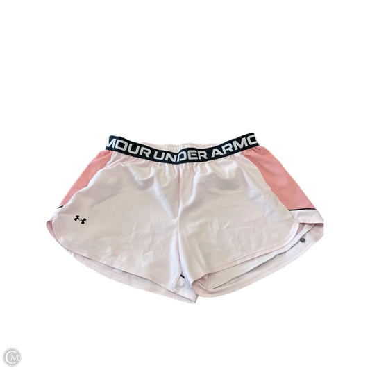 Athletic Shorts By Under Armour In Peach, Size: Xl