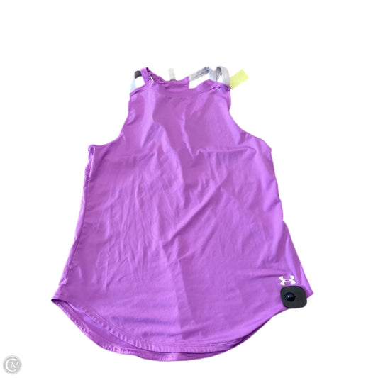 Athletic Tank Top By Under Armour In Purple, Size: L
