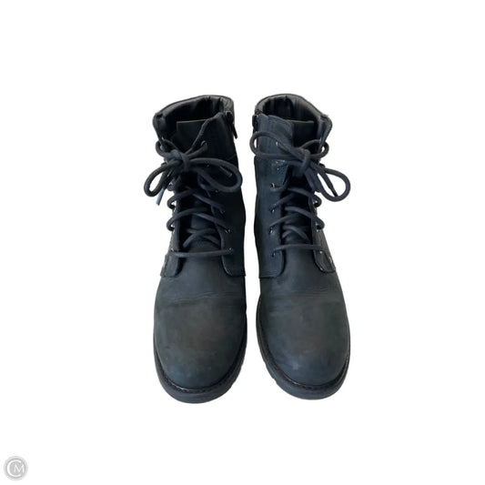 Boots Ankle Heels By Clarks In Black, Size: 11