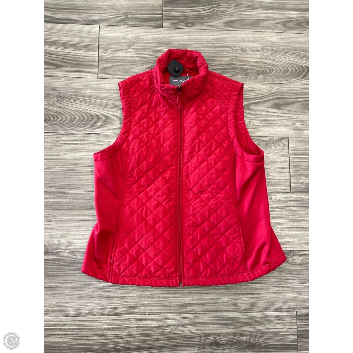 Vest Puffer & Quilted By Van Heusen In Red, Size: Xl