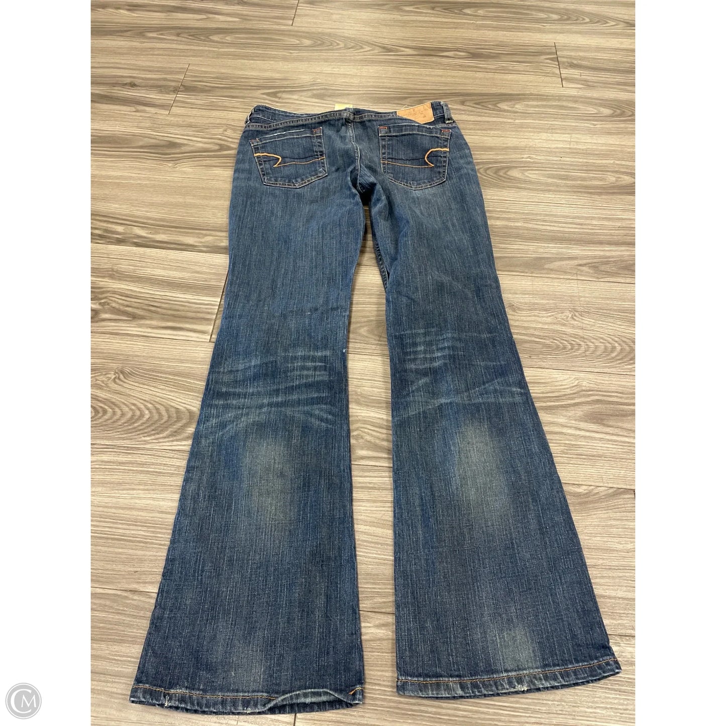 Jeans Boot Cut By American Eagle In Blue, Size: 8