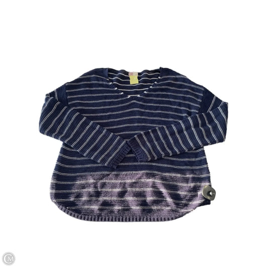 Top Long Sleeve By So In Striped Pattern, Size: L